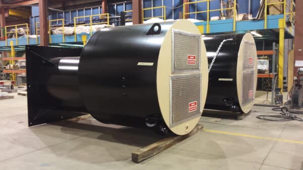 USEMCO packaged submersible steel pump station USEMCO packaged steel submersible below grade pump station