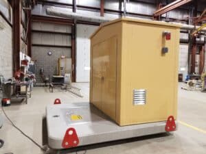Tall PumpMate with large piping application inside.