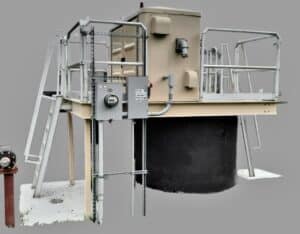 PumpMate on raised wet well