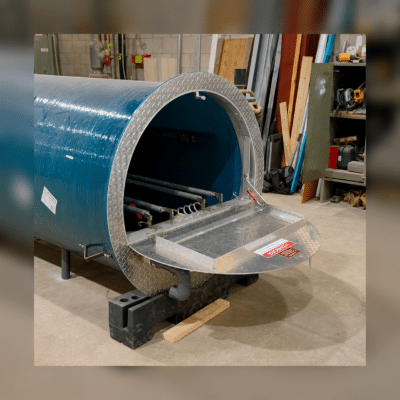 USEMCO factory built fiberglass submersible pump station