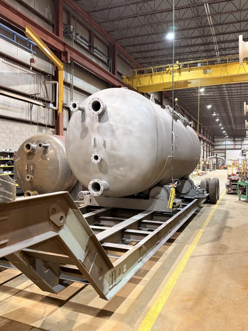 Fabricated Tank Fabricated tank leaving the factory for delivery