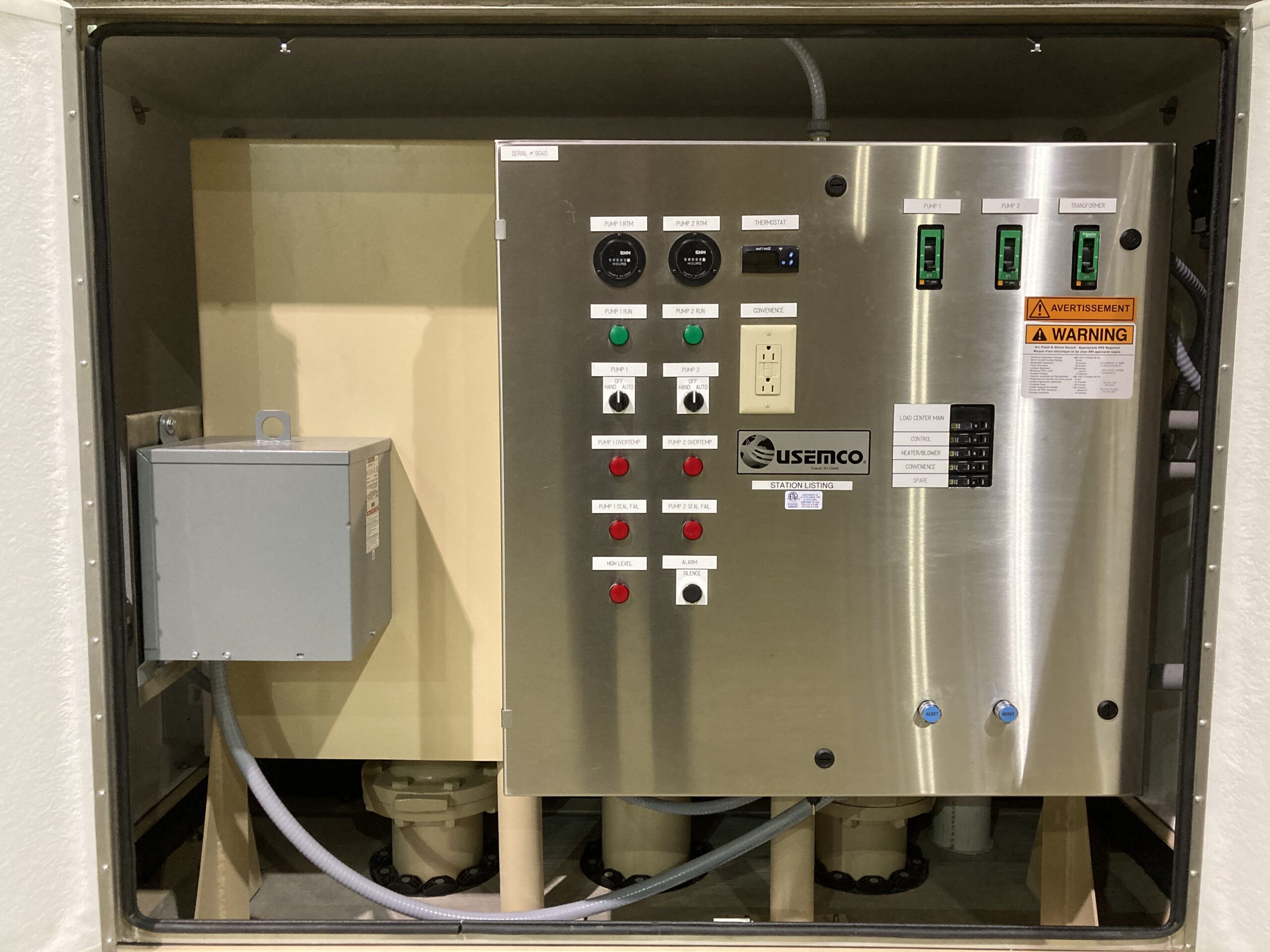 USEMCO packaged pump station PumpMate USEMCO packaged pump station PumpMate. all components above ground with easy access
