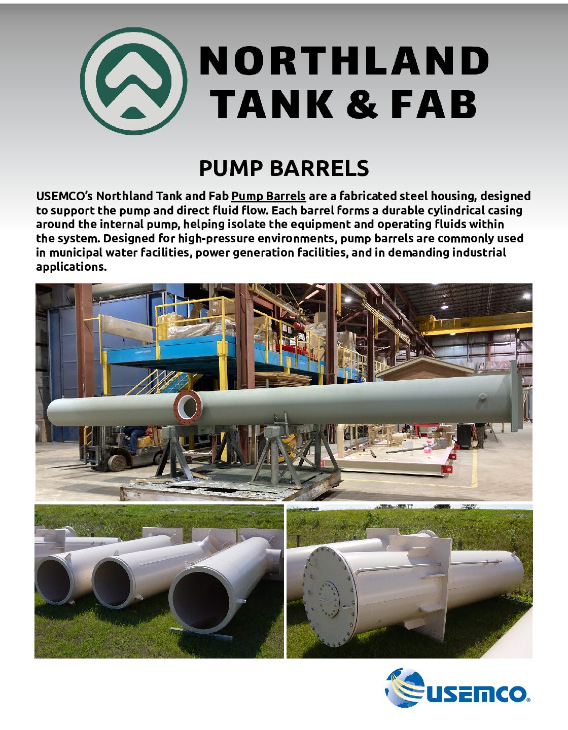 Pump Barrels Brochure – Web Cover pdf - USEMCO