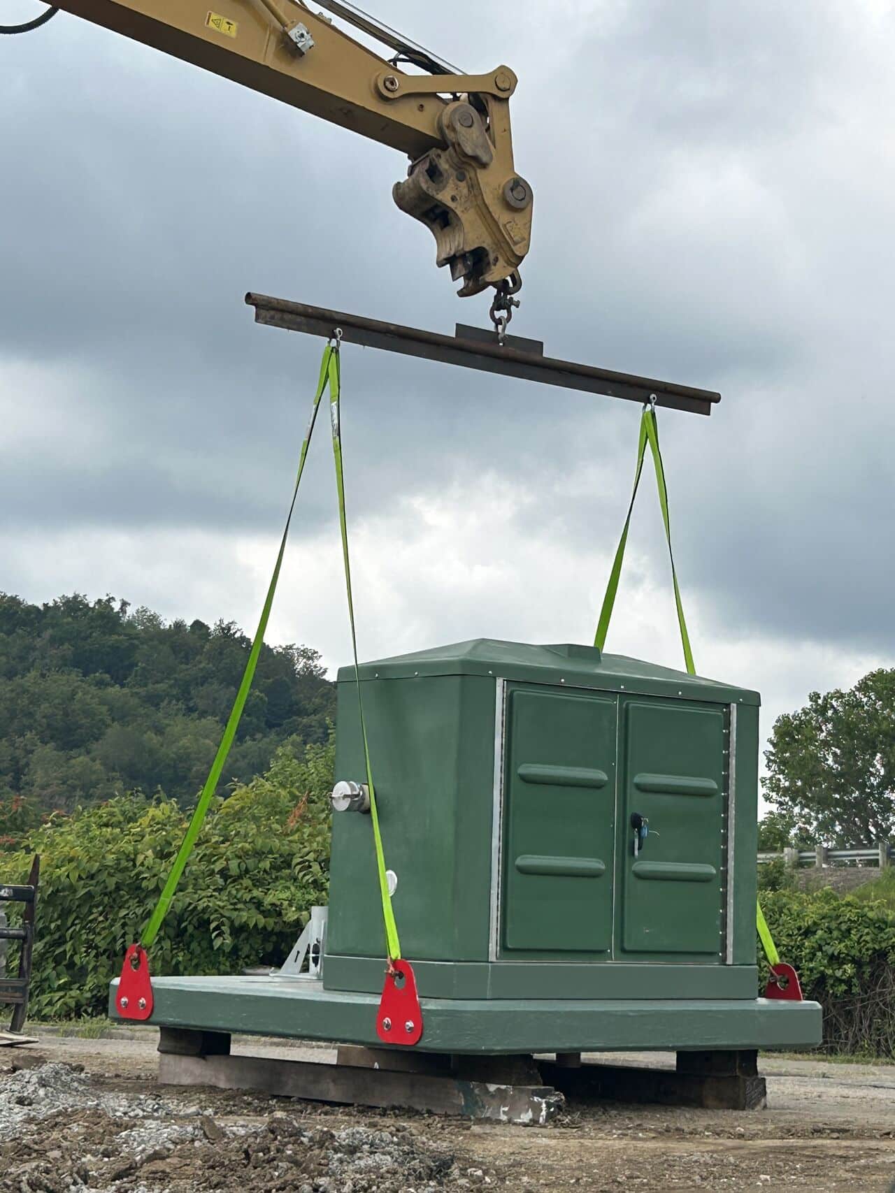 USEMCO PumpMate above ground packaged pump station USEMCO PumpMate above grade packaged pump station