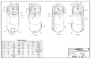 Vertical Diffusion Tank DWG pdf - USEMCO