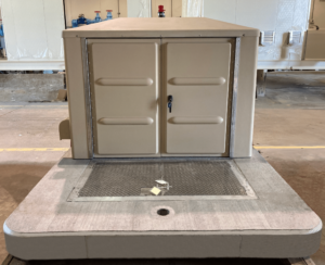 USEMCO packaged, above grade, PumpMate pump station